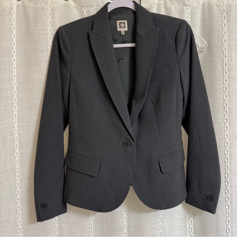 Anne Klein gray lightweight suit set - size 2